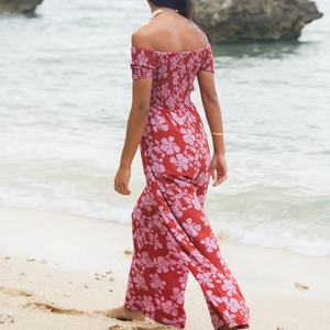 Mono de Verano Estilo Bohemio Informal Estampado para Mujer, Ropa de Playa, Mono de Rayón con Estampado Personalizado - Product Image 5