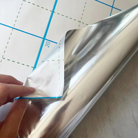 Chauffage au sol isolation thermique auxiliaire feuille d'aluminium construction miroir épaissi film d'aluminium film réfléchissant non tissé