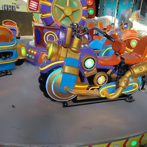 Nouvelle conception de jeux de carnaval de haute qualité manèges à sensations fortes autres produits de parc d'attractions en fibre de verre super voiture ennemi vente - Product Image 3