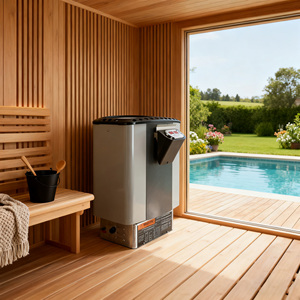 Estufa de Sauna Coasts Premium de 220V con Control Interno, Práctica y Económica Máquina de Calentamiento Eléctrico para Sauna - Product Image 3