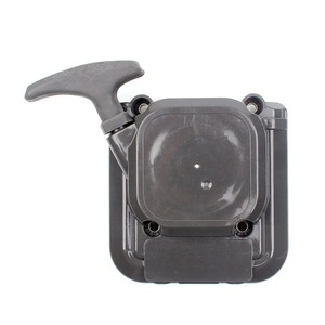 S35 Small Cyclone Warrior 4 Stroke Mower Starter Pulley Assembly <b>Black</b> Gasoline Powered Lawn <b>Trimmer</b> Start Disk - Product Image 1