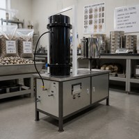 Appareil de déformation par perméation verticale pour essai de perméabilité des sols grossiers, équipement de laboratoire pour applications géotechniques