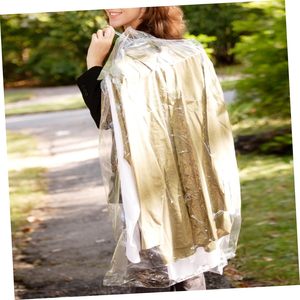 Sacs de protection jetables en gros pour vêtements, transparents, imperméables, avec fonction de sécurité et impression en gravure - Product Image 4