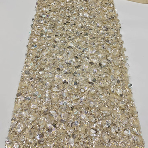 <span class=keywords><strong>Maglia</strong></span> elastica 5 + 9 + 12mm completo di cristallo con paillettes ricamo abito in tessuto paillettes - Product Image 1