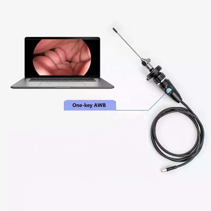 Veteriner kliniği için taşınabilir optik adaptör tıbbi Full HD endoskop USB kamera ünitesi sistemi