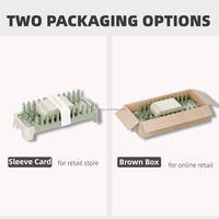 WIREKING Égouttoir à vaisselle multifonction en plastique pour évier, petit organisateur de cuisine avec porte-couverts, couleur personnalisable