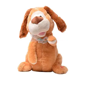 High Quality Electric Toy Rabbit Dancing Singing Music Clapping Ear Electronic Dog Plush Filled Children's Toy
