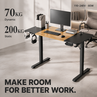 Table de levage AOR, 3 ensembles de mémoires, cadre en T résistant aux chocs, bureau d'ordinateur pour la maison et le bureau, vente en gros d'usine