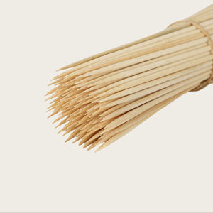 Bâtons de brochettes en bambou en gros-Bâtons de barbecue solides et biodégradables en vrac - Product Image 1