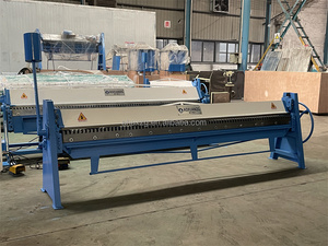 Machine à plier de feuille galvanisée <span class=keywords><strong>manuelle</strong></span>, plaqueuse de plaques en aluminium, à bride thf - Product Image 3
