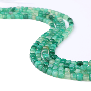 Piedras Preciosas de Ojo de Gato de Calidad 5A, Corte Brillante, para Joyería, Cuentas Rojas y Verdes de 8mm y 3mm de Altura para Decoración y Accesorios - Product Image 1