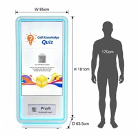 Distributeur automatique de boîtes mystères personnalisées, distributeur de prix en libre-service OEM ODM pour cadeaux, distribution d'échantillons et vente au détail