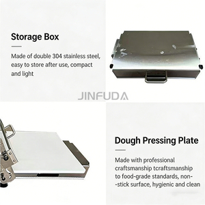 Nueva Máquina Laminadora de Masa Manual Mini de Sobremesa para Uso en Panadería de Croissants y Pasteles - Product Image 4