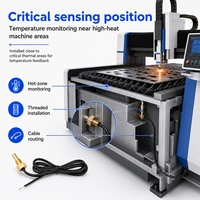 Sonde de mesure de température à capteur thermique NTC pour machine de découpe laser CNC