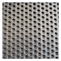 Plaques métalliques perforées galvanisées avec différents motifs de trous par poinçonnage et découpe