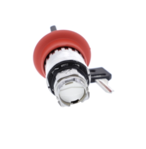 Nouveau bouton d'arrêt d'urgence Schneider ZB4BS944 Harmony XB4, tête de bouton 40 mm, champignon rouge, déverrouillage par clé 22 mm, métal - Product Image 1