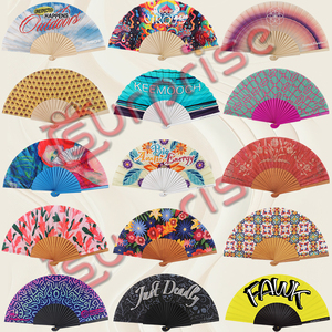 Nhựa Màu Đỏ Tây Ban Nha Người Hâm Mộ Cho Wed In Bằng Gỗ Gấp Tay <span class=keywords><strong>Fan</strong></span> Tùy Chỉnh Với <span class=keywords><strong>Fan</strong></span> Logo - Product Image 2