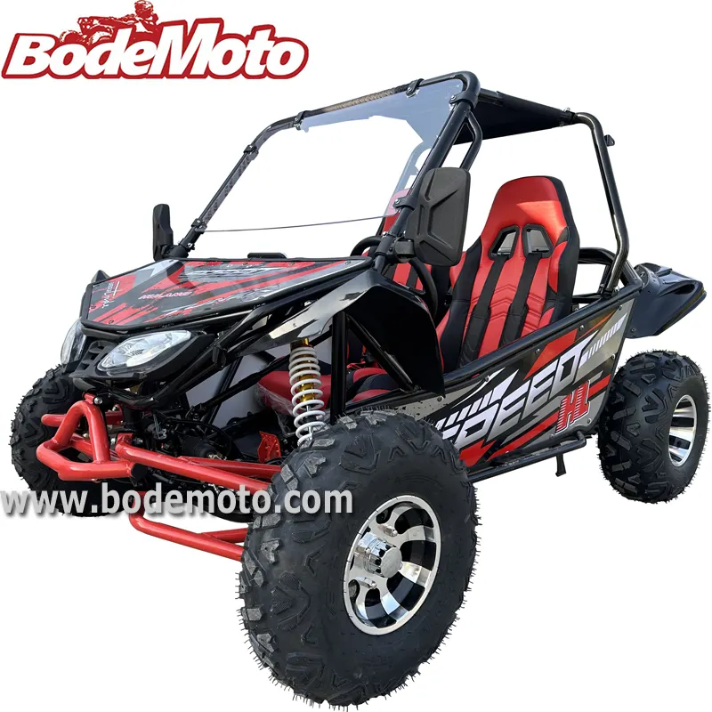 Bode Nouveautés 5000W Electric Go Karts Steel Go Karts 4 Temps Frein à disque 4 Roues Go Karts