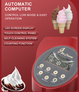 Portátil automática congelada instantánea fruta suave mini casa uso de hielo crema de hielo máquina de helados para la casa de los niños pequeño comercial - Product Image 4