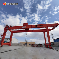Grue portique à double poutre en U sur rail avec chariot à treuil électrique, capacité de levage de 10 tonnes à 500 tonnes
