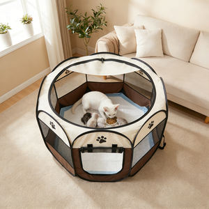 Boîte de mise bas pour chat OEM, nid de livraison, grande maison de maternité en tissu Oxford, montage facile pour les éleveurs et les propriétaires d'animaux - Product Image 2