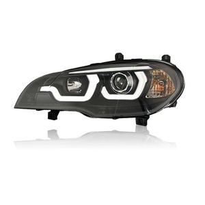 Conjunto de Faros Delanteros LED con Lente Bifocal Xenón para <span class=keywords><strong>BMW</strong></span> X5 E70 07-13, Luces de Circulación Diurna LED, Accesorios para Automóviles - Product Image 2