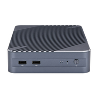 Serveur de Stockage NAS Qotom 4 x Intel 2,5 Gigabit LAN Mini PC Serveur Pare-feu 4 x SSD M.2 Stockage NAS