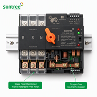 Commutateur de transfert automatique 2/3/4P AC400V ATS 100A Commutateur de transfert automatique à énergie solaire 50/60Hz