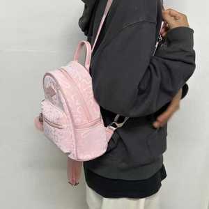 Sac à dos minimaliste pour garçons, en coton, microfibre, <span class=keywords><strong>cuir</strong></span> synthétique, nouveau modèle tendance, décontracté, printemps/été 2024, sac d'école - Product Image 2