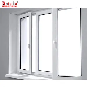 Manufactory Wholesale aluminum inward opening casement windows glass window frame double glaze