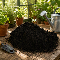 Engrais granulaire bio-actif à libération contrôlée à base d'acide humique naturel et biologique pour les cultures en serre