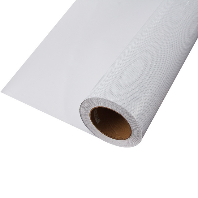 TREES 1416 Self Adhesive Eco-friendly One Way Vision Film Glossy Opaque Water Resistant Durable Outdoor Advertising Factory