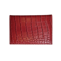 Fashion dompet kulit buaya, dompet kulit buaya, PU, pemegang paspor, pola buaya, mudah dibawa, Slot kartu, dompet Travel, barang baru kualitas tinggi, lucu