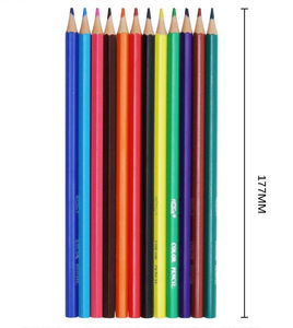 Set di Matite Professionali da Disegno 12/18/24 Colori, in Legno Oleoso, Mina HB/2B, Lunghezza 7 Pollici, per Artisti, Graffiti e Scuola - Product Image 4