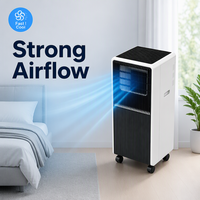 Climatiseur portable domestique Airwens 12000 BTU à fréquence fixe, faible bruit, télécommande, économie d'énergie, double mode