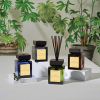 Diffuseur d'huiles essentielles sans flamme, écologique, romantique, à faire soi-même, bâtonnets de diffuseur, parfum longue durée, 1000 ml, 2000 ml, verre
