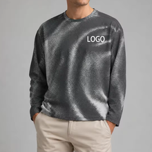 Custom Sporty Digital-Printed Long-Sleeve Polyester Sports Top 2026 Spring/Summer New Arrival Quick-Dry Breathable T-Shirt