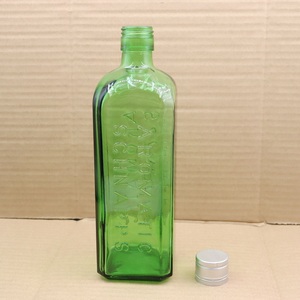 Botella de Vidrio Cuadrada de 750 ml para Licor Verde, Tequila Nórdico, Whisky, BRANDY, Vodka, Licor Aromático, Schnapps, Vino, para Ginebra - Product Image 5