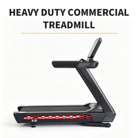 Caminadora Eléctrica de Alta Resistencia para Gimnasio con Motor de Frecuencia Variable AC, Inclinación Eléctrica de 0-20 Niveles y Absorción de Impactos Honeycomb