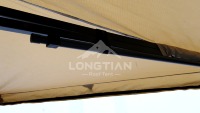 Toldo de 270 Grados con Malla de Ventilación Oxford 420D SBS con Cremallera y Botones, 9 Colores, 2m 2.5m, OEM