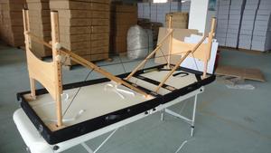 <span class=keywords><strong>Table</strong></span> de massage pliante en bois pour massage thaïlandais complet du corps, lit de massage portable avec 2 matelas, lit de spa coréen - Product Image 6