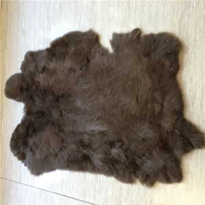 Peau de lapin Rex chinchilla chinois naturel véritable - Product Image 3