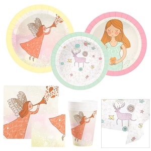 Platos de Papel con Diseño de Feliz Cumpleaños DAMAI, Artículos para Fiestas, Platos de Papel Desechables Impresos Personalizados, Juego de Vajilla de Papel - Product Image 6