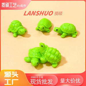 Tortugas de Resina en Miniatura, Figura 3D de Animal, Decoración Artesanal de Plástico, Juguete Coleccionable - Product Image 3
