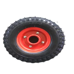 Roda de borracha pneumática de alta qualidade de 12 polegadas 3.50-5 para carrinho de mão novo do fabricante