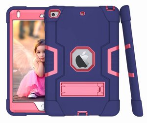เคสแท็บเล็ตแบบไฮบริดกันกระแทกเต็มตัวสำหรับไอแพด มินิ 4/5 ขนาด 7.9 นิ้ว พร้อมขาตั้ง - Product Image 1