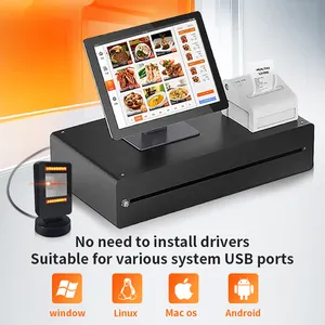 Scanner di codici a barre Desktop JR T26 per registratore di cassa 2D 1D QR supermercato al dettaglio