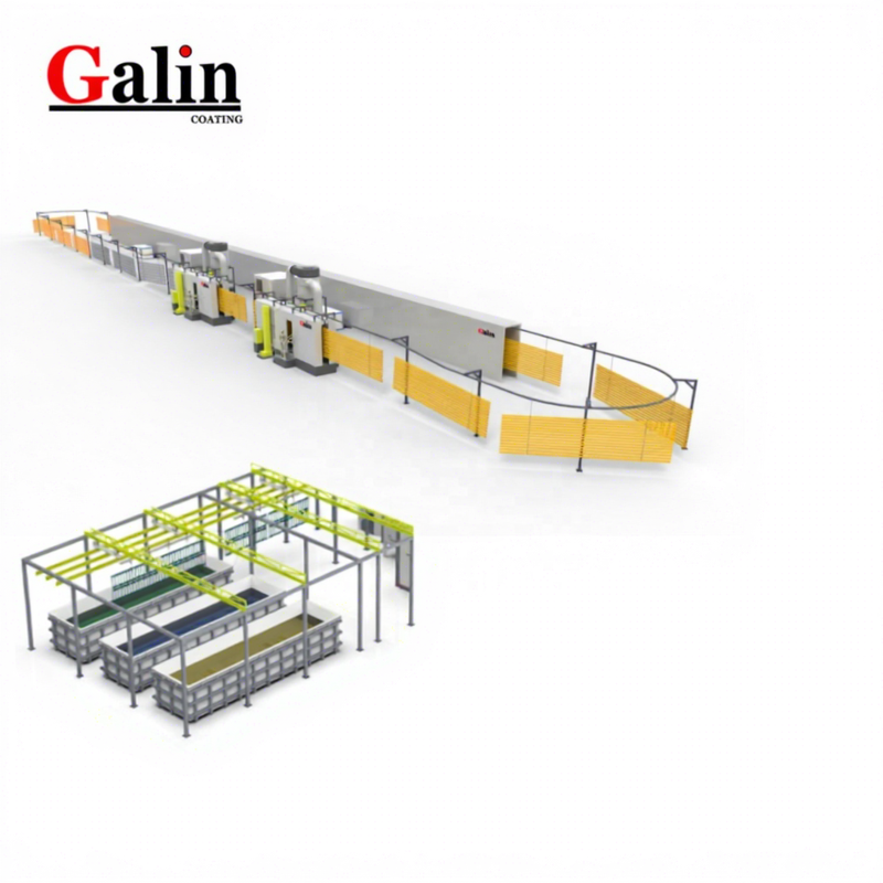Automatic Electrostatic Powder Coating Assembly Line