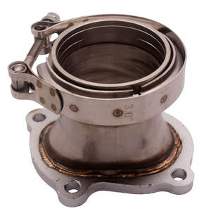 Adaptador de Conversión de Brida de Turbocompresor de Acero Inoxidable CT26 de 4 Pernos y <span class=keywords><strong>3</strong></span> Pulgadas con Banda en V para Accesorios de Automóviles Toyota - Product Image 2