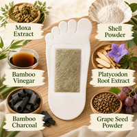 Patch de moxibustion personnalisé à l'armoise et aux extraits de vinaigre de bambou pour les soins quotidiens des pieds